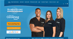 Desktop Screenshot of handandstonecareers.com